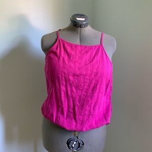 Fuscia tank top